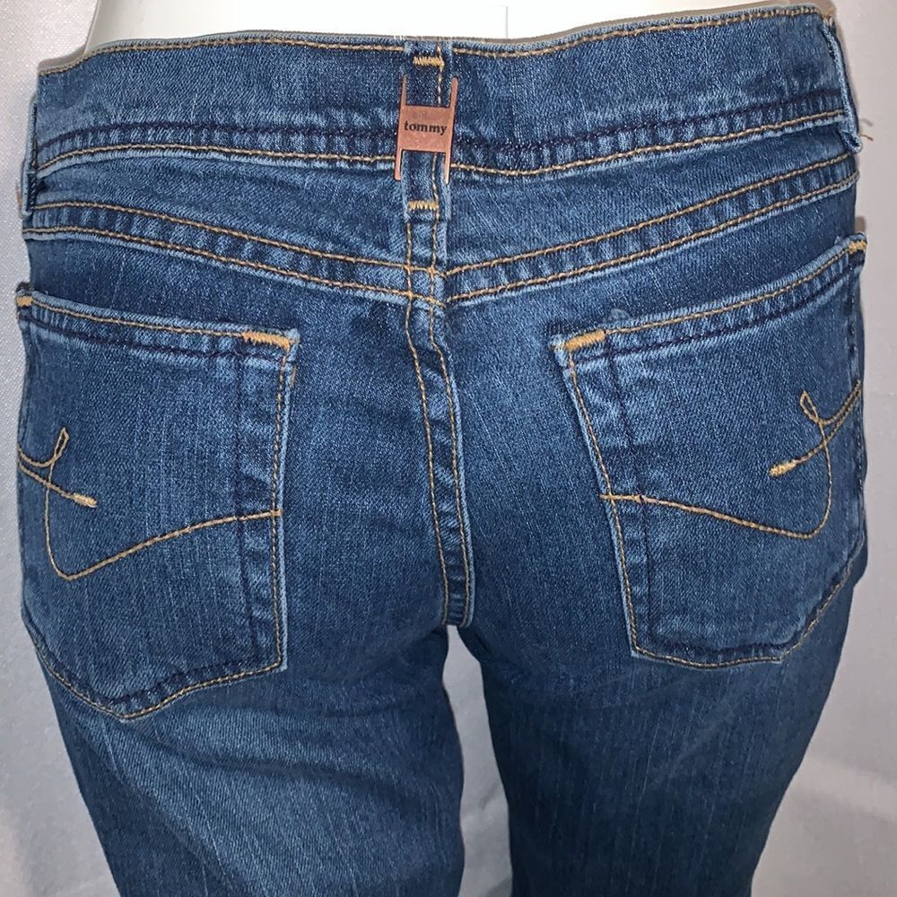 Vintage Blue Flare Wide Leg Jeans - Picture 6 of 16